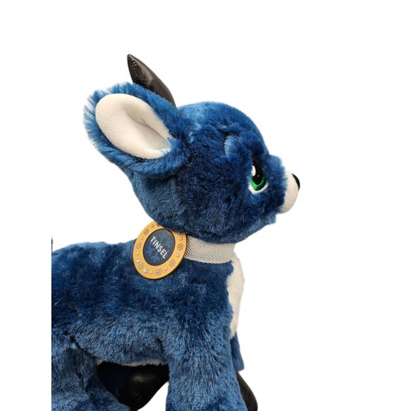 Build A Bear Workshop Tinsel The Reindeer 16" Plush Stuffed Animal Blue BAB - Picture 2 of 6